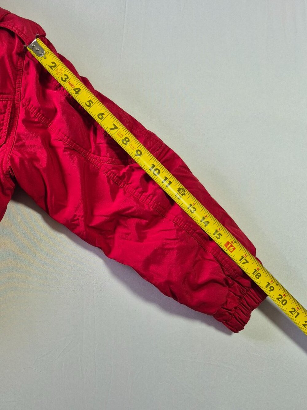 Vintage HEAD Sportswear Red White SKi Jacket Ladies 4 Made Hong Kong Retro Coat - Picture 10 of 11